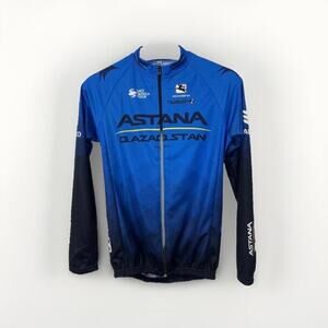Mens Astana Qazaqstan High Quality Cycling Jersey Pro Bicycle Team Cycling Small
